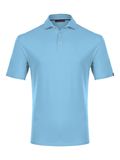 Kjus Men Hollow Pima Halbarm Polo hellblau