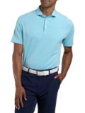 Kjus Men Hollow Pima Halbarm Polo hellblau