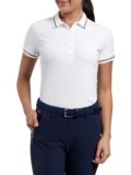 Kjus Women Sanna 2.0 Halbarm Polo weiß