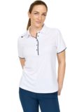 Backtee Classic Halbarm Polo weiß