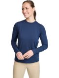 Backtee First Skin Round Neck Unterzieher navy
