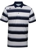 Backtee Horisontal Halbarm Polo navy