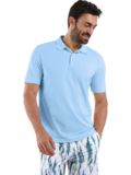 Chervo ARDUO half-sleeve polo light blue