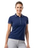 Kjus Sanna half sleeve polo navy