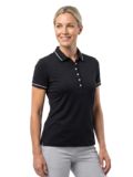 Kjus Sanna half sleeve polo black