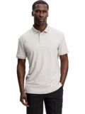 J.Lindeberg Tour Tech Pique Polo s polovičním rukávem grey melange