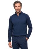 Daniel Springs 1/2-Zip Stretch Thermo Midlayer, navy