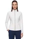 Valiente Jacquard Fleece Stretch Jacke ecru