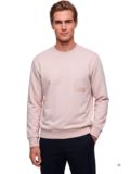BOSS SW_Crewneck Stretch Midlayer pink
