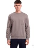BOSS SW_Crewneck Stretch Midlayer taupe