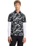 J.Lindeberg Tour Tech Print polo s krátkým rukávem, černé