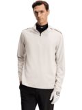 J.Lindeberg Leon Quarter Stretch Midlayer beige