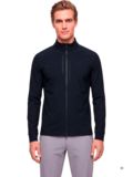 J.Lindeberg Tayler Zip Mid-Layer Stretch Jacket, Black