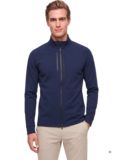 J.Lindeberg Tayler Zip Mid Layer Stretch Jacke navy