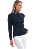Chervo ATMA Long-Sleeve Polo Shirt, Blue