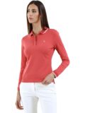 Chervo ATMA Long-Sleeve Polo, Coral