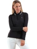 Chervo ATMA Long-Sleeve Polo Shirt, Black