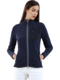 Chervo PANNA - Blue Sweatshirt Jacket