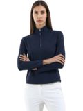 Chervo TABITA - Stretch Midlayer, Blue