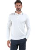 Chervo ALFABETO – Polo s dlouhým rukávem, barva offwhite
