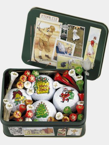 Sportiques Weihnachtsdose 4 Bälle und Tees Sonstige