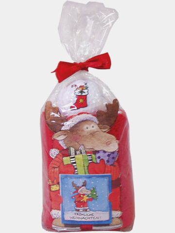 Sportiques Caddytuchrolle Elch rot