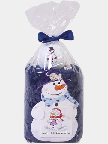 Sportiques Caddytuchrolle Schneemann blau