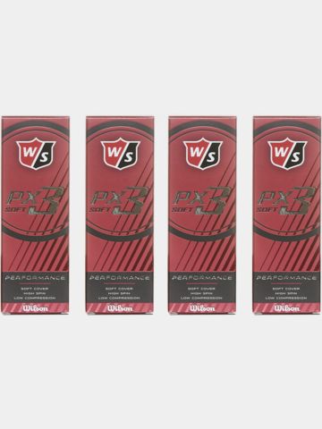 Wilson Staff PX3 Soft Golfball weiß