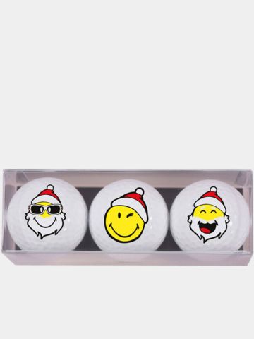 Sportiques 3er Set Weihnachtsmotiv Xmas1 weiß