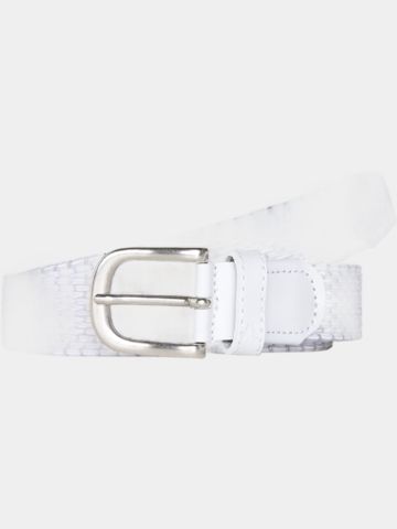 Alberto Gürtel - Silver weiß