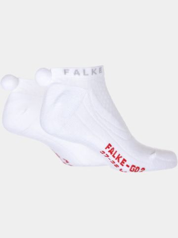 Falke GO2 PomPom Socklet weiß