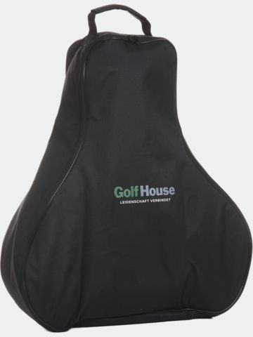 Golf House Plochá přepravní taška na vozík černá