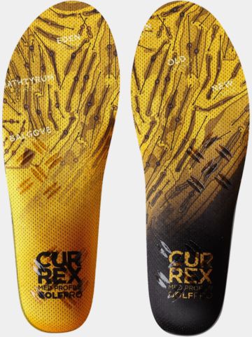 Currex GolfPro Golf Insole Med oranžová