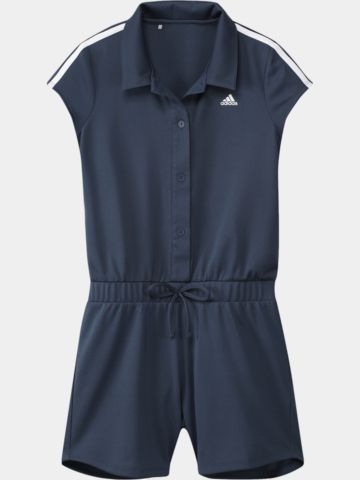 adidas Romper Halbarm Kleid navy