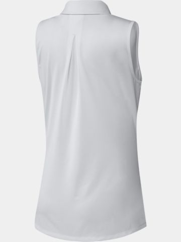 adidas ULTIMATE 365 SOLID ohne Arm Polo weiß