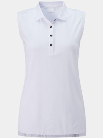 Ping Solene ohne Arm Polo weiß