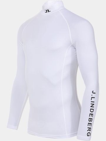 J.Lindeberg  Aello Soft Compression Mock Unterzieher weiß