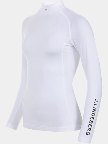 J.Lindeberg Asa Soft Compression Top Mock First layer white