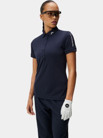 J.Lindeberg Polo Tour Tech s krátkým rukávem námořnictvo