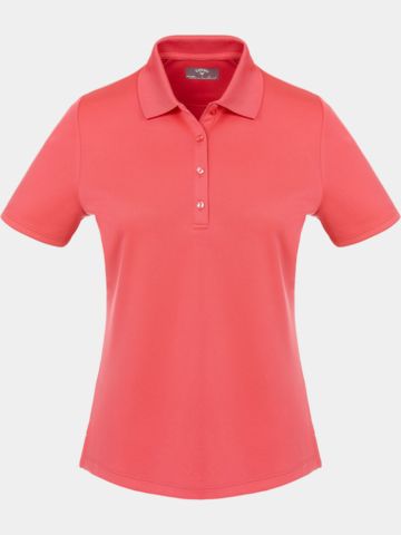 Callaway Swingtech Ladies Solid Polo rot
