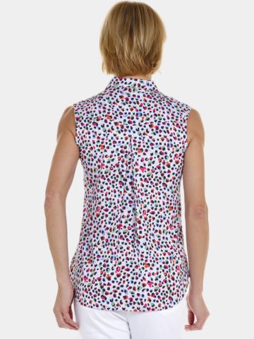 Valiente Gemustertes Polo ohne Arm fancy