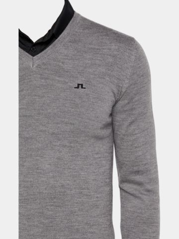 J.Lindeberg  Lymann Pullover grau melange