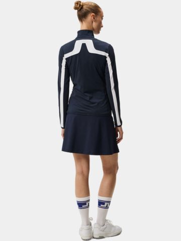 J.Lindeberg  Strečová bunda Janice Mid Layer námořnická modrá