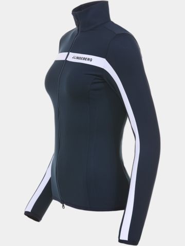 J.Lindeberg  Strečová bunda Janice Mid Layer námořnická modrá