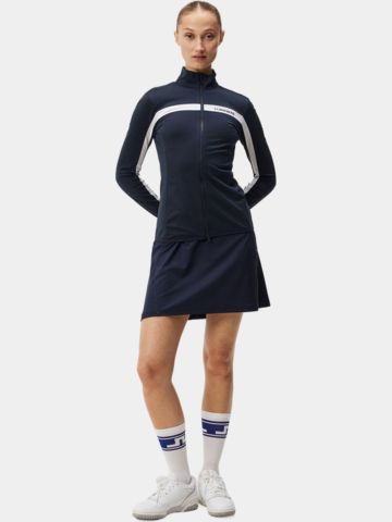 J.Lindeberg  Strečová bunda Janice Mid Layer námořnická modrá