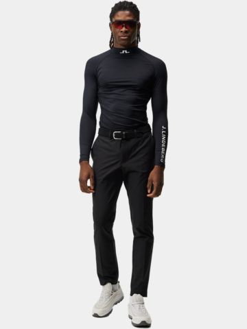 J.Lindeberg Aello Soft Compression Mock Unterzieher schwarz