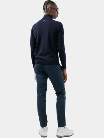 J.Lindeberg Kian Zipped Golf Sweater Troyer Strick navy