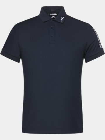 J.Lindeberg Tour Tech Reg Fit Golf Halbarm Polo navy