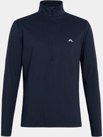 J.Lindeberg Luke Half Zip Stretch Midlayer navy
