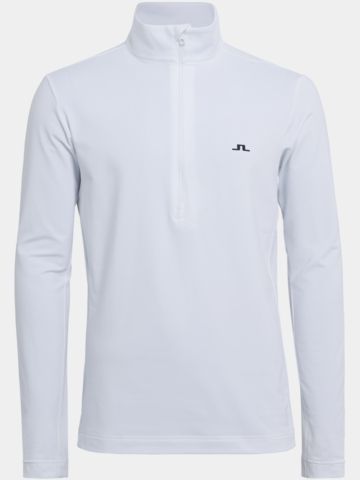 J.Lindeberg Luke Half Zip Stretch Midlayer weiß